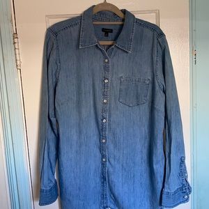 Classic Talbots Denim shirt -L | Gently used